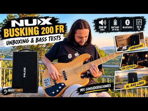 Nux Busking 200 FR - Unboxing & Bass tests
