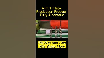 How mint tin box is made？