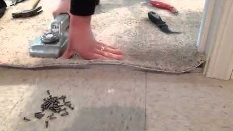 How to transition carpet to tile