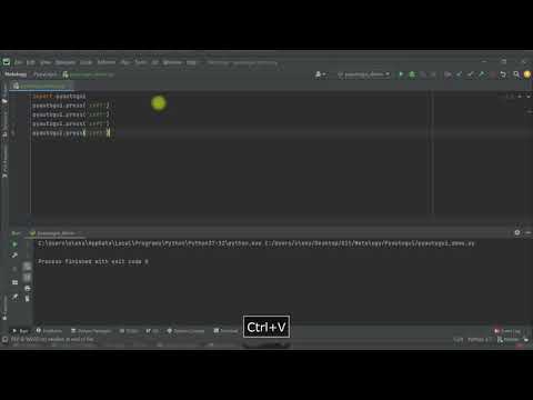Pyautogui: работа с клавиатурой