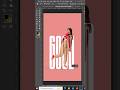 Create Outline Text Effects in Adobe Photoshop| Photoshop Short #photoshop