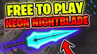 FREE TO PLAY BUYS THE NEON NIGHTBLADE PERMANENT WEAPON! | Giant Simulator