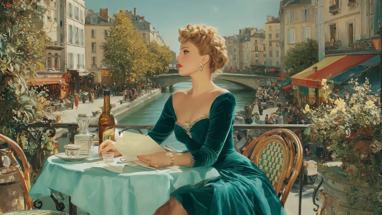 Retro Jazz Vintage 🌸 Morning Jazz Elegance – Soft Vintage Vibes with Sunrise Light