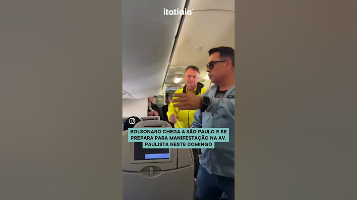 BOLSONARO CHEGA A SÃO PAULO E SE PREPARA PARA MANIFESTAÇÃO NA AV. PAULISTA NESTE DOMINGO