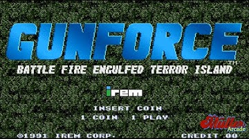 GUNFORCE - PLAYTHROUGH - FULL GAMEPLAY - LONGPLAY -ARCADE GAME - MÜLLER ARCADE