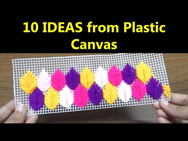 10 Creative and Easy-to-Make Projects from Plastic Canvas for