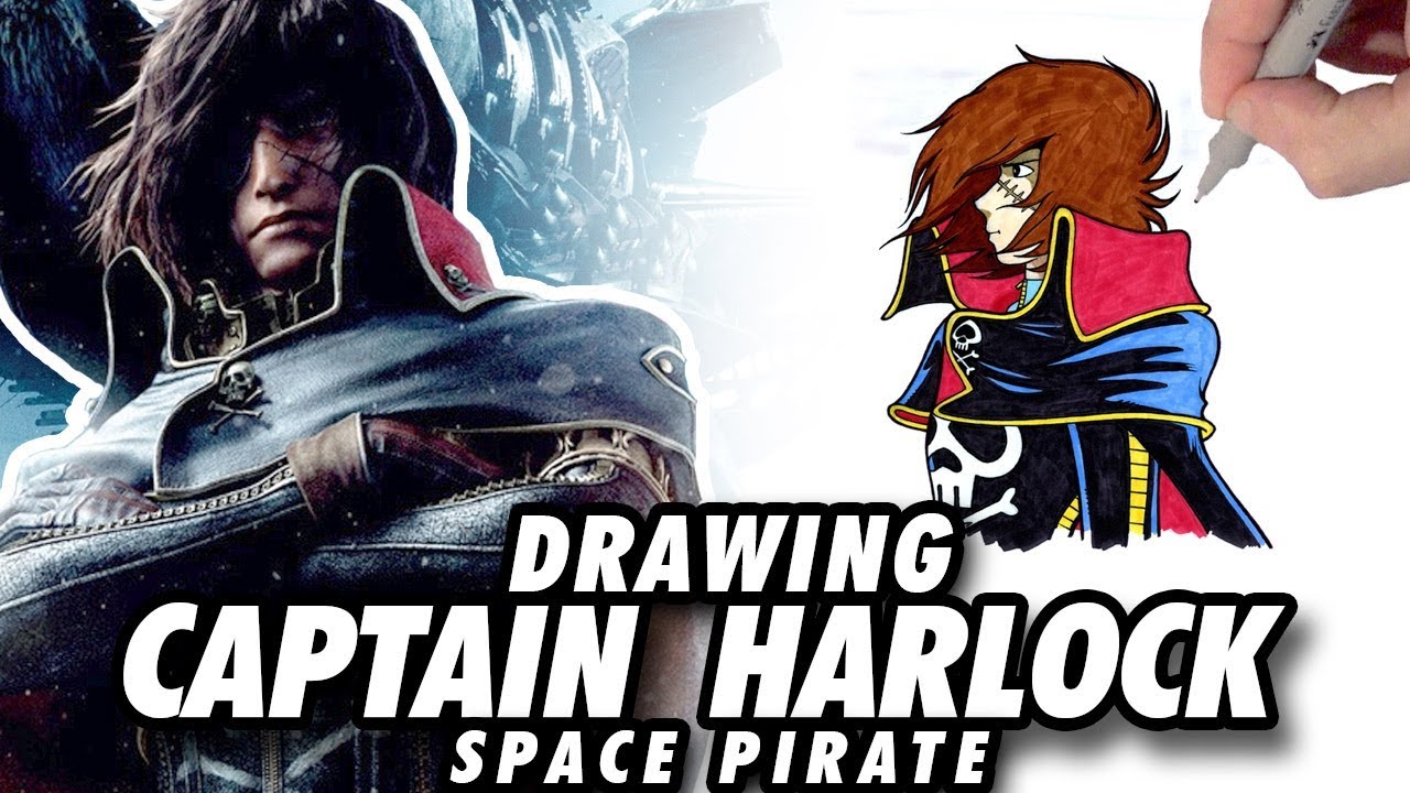 Download Space Pirate Captain Harlock Albator Speed Drawing Comic For Android Free Get Wallpaper Space Pirate Captain Harlock Albator Speed Drawing Comic For iPhone