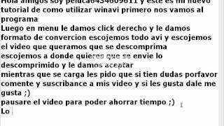 Como Utilizar WinAvi