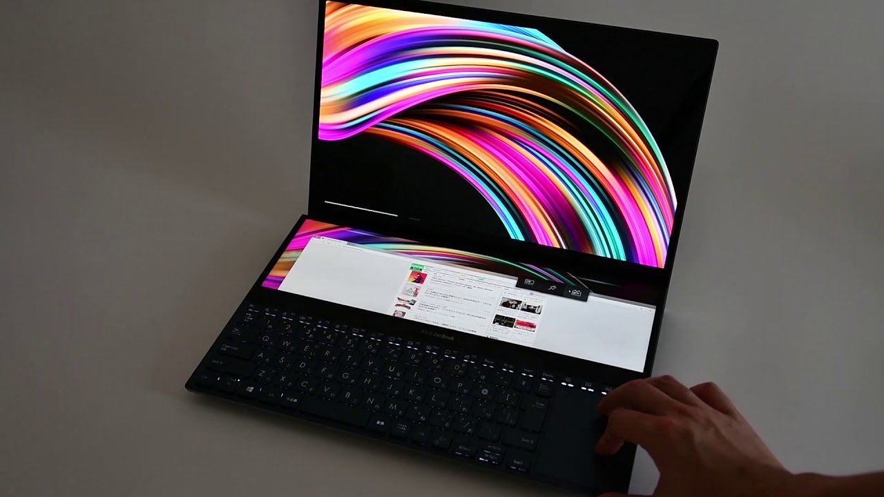 ASUS「ZenBook Pro Duo UX581」レビュー - GAME Watch