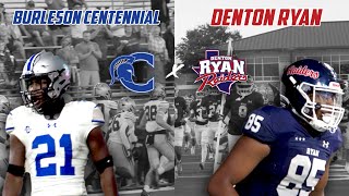 TOP DISTRICT MATCHUP Centennial vs Denton Ryan | Texas High School Football #txhsfb