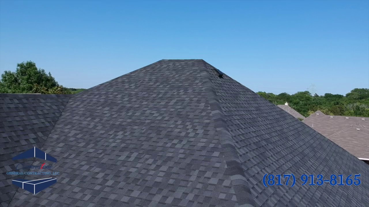 Cornerstone General Contracting LLC Finished Roof Drone Video YouTube