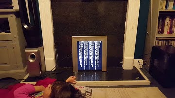 "The Gadget Man Digital Fireplace" - first test with surround