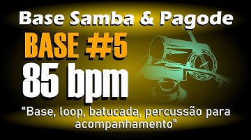 Loop Pagode 80bpm (BASE #2) / Base Pagode / Percussão para Acompanhamento Samba e Pagode