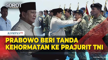 Di Atas Kapal Perang! Presiden Prabowo Beri Tanda Kehormatan ke 18 Prajurit TNI Berprestasi