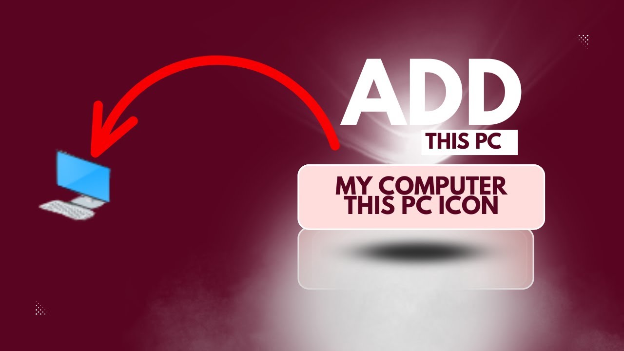 How to enable this pc on desktop | My computer icon on windows 10 ...
