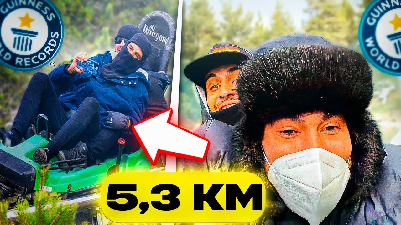 NOS SUBIMOS AL TOBOGÁN MÁS LARGO DEL MUNDO!! *mi amigo NO FRENA* 😱 Naturland/Andorra | EstoEsRuyman