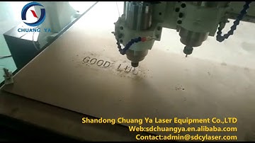 pneumatic two spindles cnc router