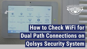 Qolsys | How to Check WiFi for Dual Path Connection
