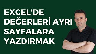  Listelerdeki Değerleri Ayrı Sayfalara Otomatik Yazdırmak 200Video Ömer Bağci