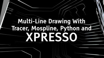 Multi-Line Drawing With Tracer, Mospline, Python And Xpresso