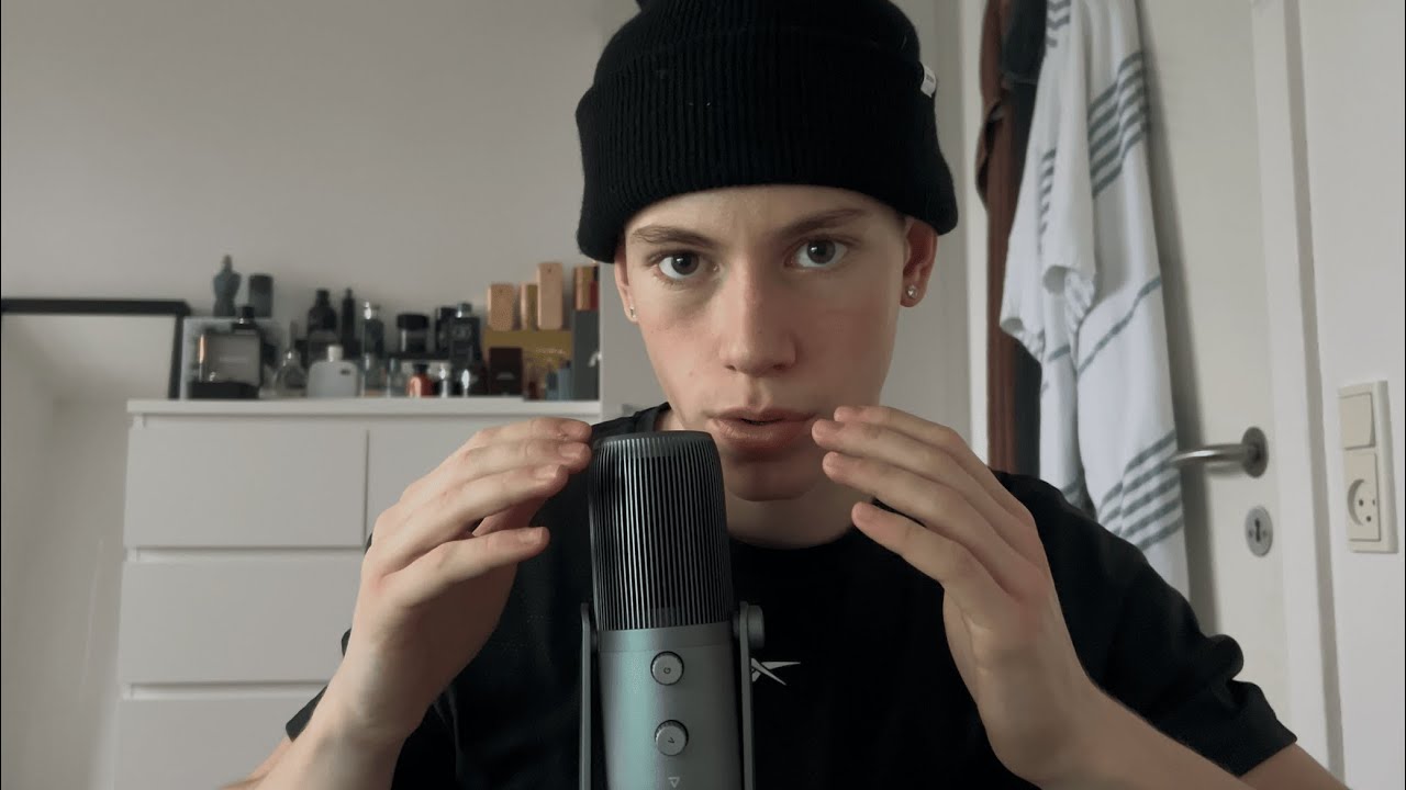 ASMR | Tingly Mouth Sounds & Slow Hand Movements