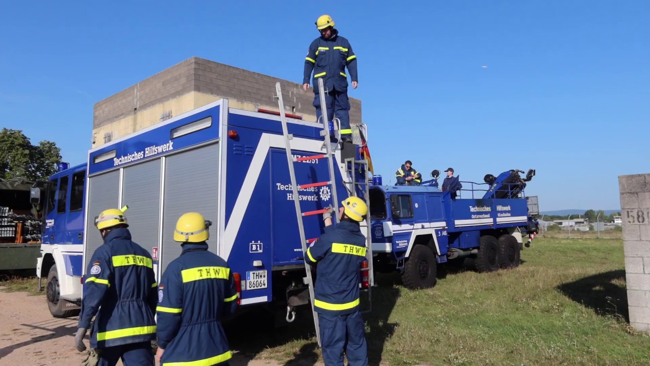THW Übung Erdbebenszenario mit Army und Bundeswehr - Cobra Strike 2019