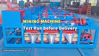 12 three-discs Magnetic Separators Test Run before Delivery