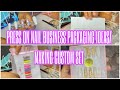 PRESS ON NAIL BUSINESS PACKAGING IDEAS| WATCH ME WORK ON CUSTOM SET| ENTREPRENEUR LIFE