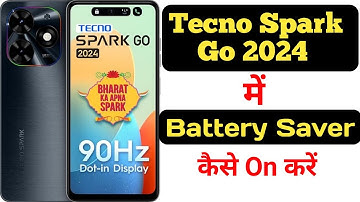 How to on battery saver in Tecno Spark Go 2024 || Tecno Spark Go 2024 me battery saver kaise on kare
