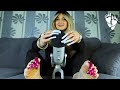 DEMO ASMR Scratching Long Toenails 