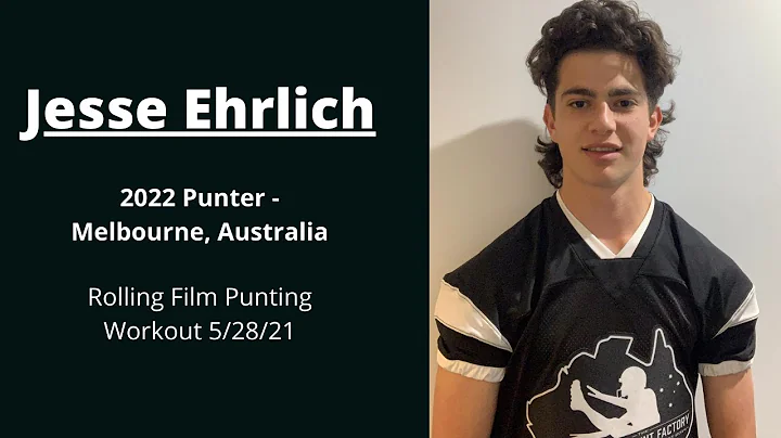 5* Punter Jesse Ehrlich (Melbourne, Australia): Pu...
