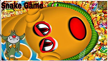 Worms Zone Oggy snake game pro world record kill snake#DMX GAMER