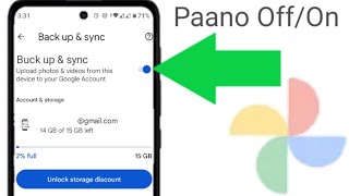 Paano turn on/off ang backup & sync sa google photos screenshot 5