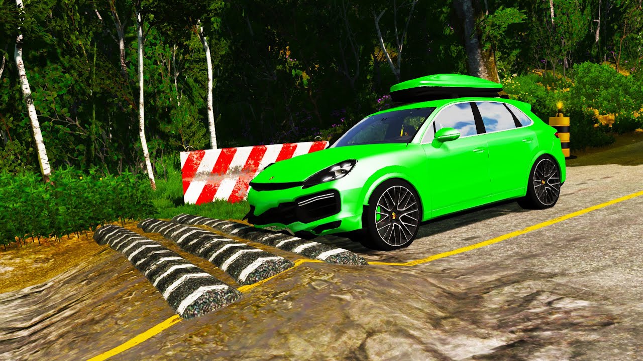 Weird Speed Bumps vs Cars #1 | BeamNG DRIVE