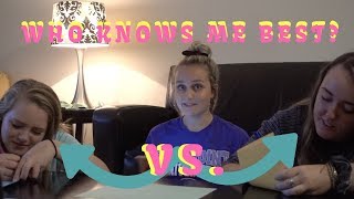 WHO KNOWS ME BETTER (ROOMMATE vs. BEST FRIEND)