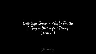 Download Lagu Lirik lagu Sanes - Nayla Fardila ( Guyon Waton feat Denny Caknan ) MP3 Download Lagu Lirik lagu Sanes - Nayla Fardila ( Guyon Waton feat Denny Caknan ) MP3