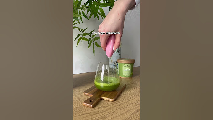 Waniliowa #matchalatte na zimno 🧊 (bez cukru)