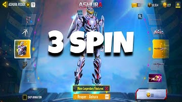 Trying 3 Spin on New Ashura Redux in CODM