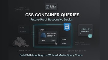 CSS Container Queries: Ditch Media Queries! (Responsive Product Card Tutorial)