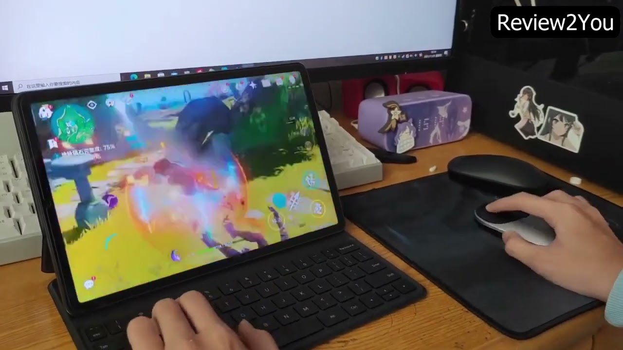 Xiaomi Mi Pad 5 Genshin Impact Mouse + Keyboard Gameplay! (60 FPS 2K