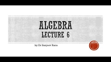 Any finite semi-group in which both cancellation laws hold, is a group, Lecture 6 by Dr Sanjeev Rana