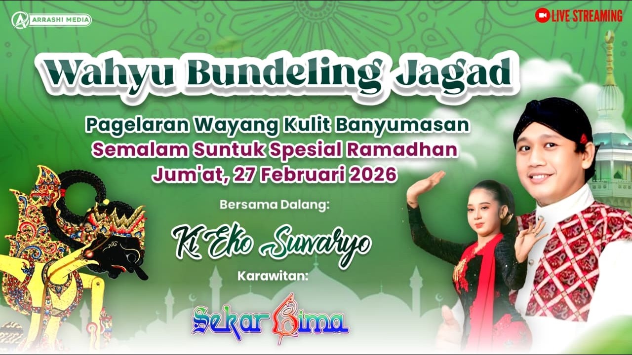 LIVE WAYANG KULIT DALANG KI EKO SUWARYO MALAM INI 27 FEBRUARI 2026‼️