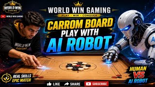Ultimate Carrom Battle ⚡ Human VS AI Robot