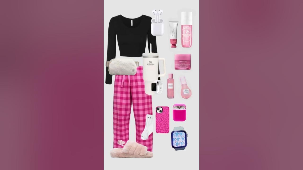 Sleepover outfit inspo #preppy - YouTube