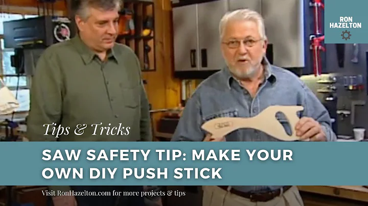 Saw Safety Tip: Make your own push stick