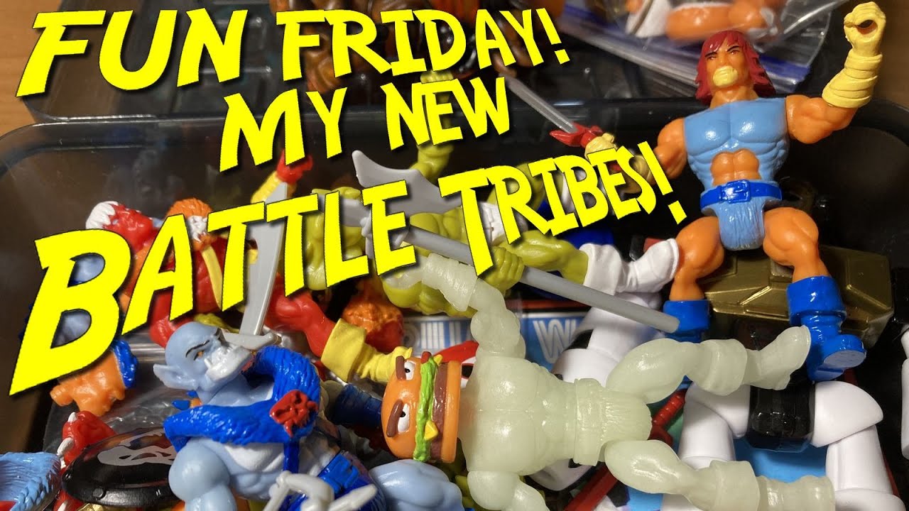 Fun Friday with my NEW Battle Tribes Glyos Action Figures!