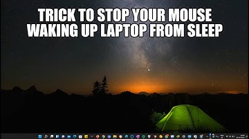 Trick to disable Mouse from Waking Up Computer/Laptop from Sleep Windows 11
