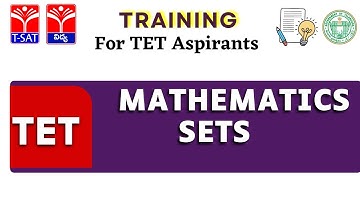 TET  || MATHEMATICS (UM) - SETS  || 16.05.2022