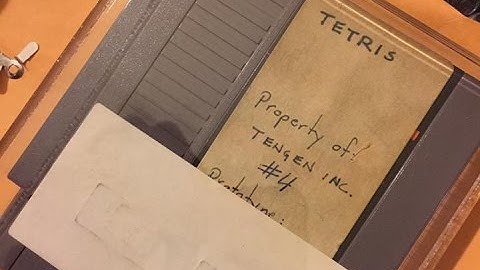 Tengen Tetris Prototype:  Side-by-Side Comparison to Production Version