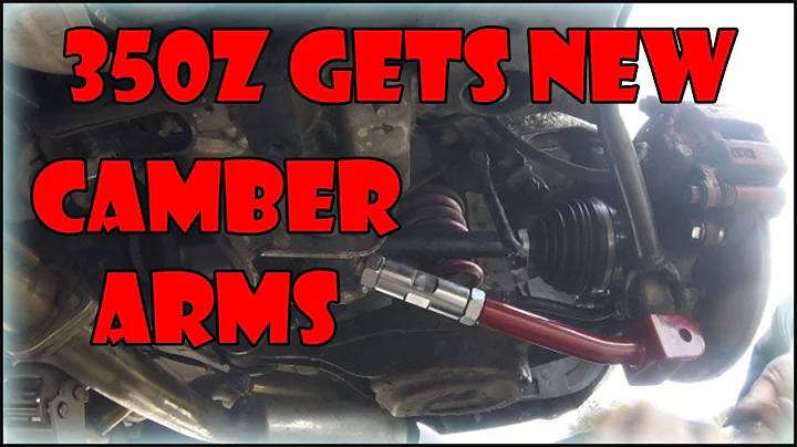 Installing new GodSpeed Camber arms on the 350Z